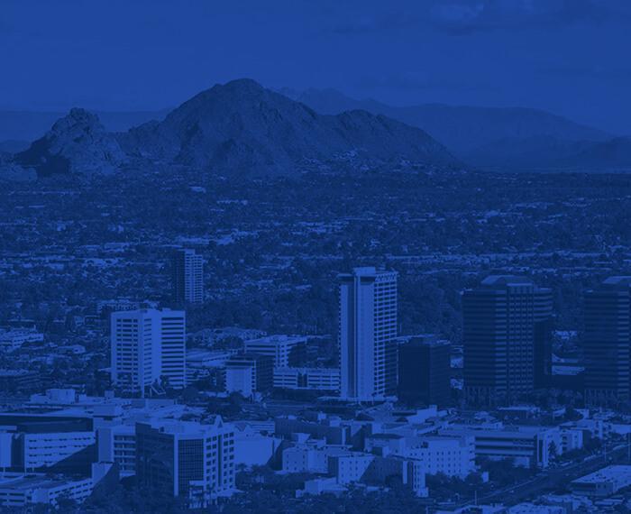 blue city image