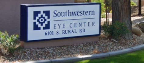 Southwestern Eye Center Tempe sign