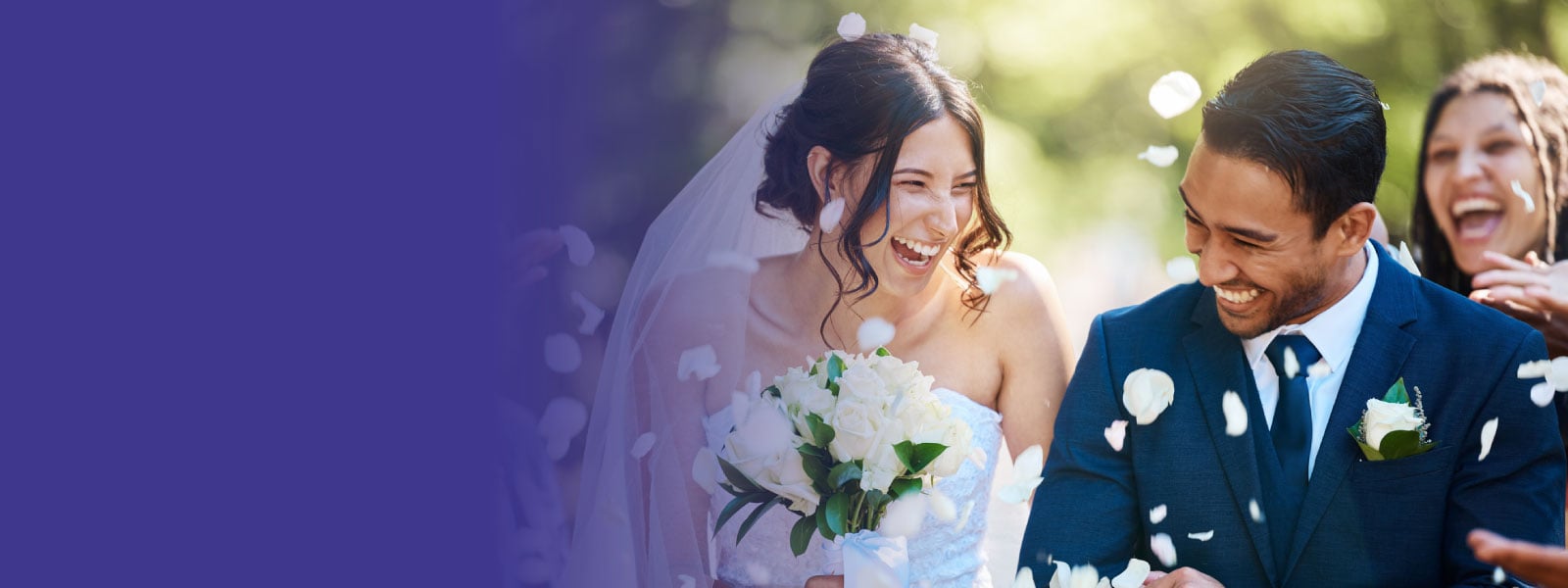 Vision care at every milestone in life. Man getting married.