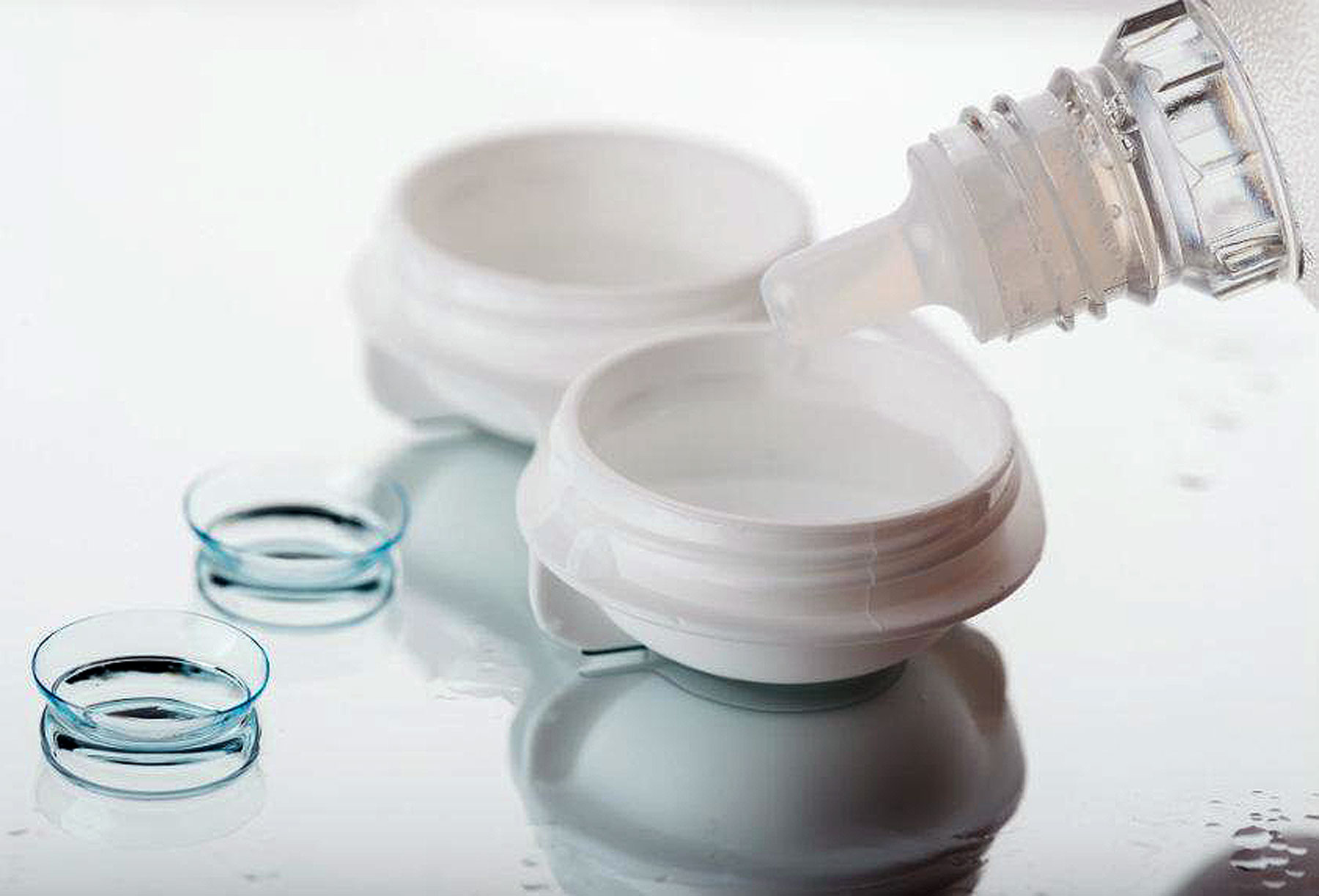 Contact lenses cases and proper solution use is the best way how to take care of your contact lenses, at Southwestern Eye Center.