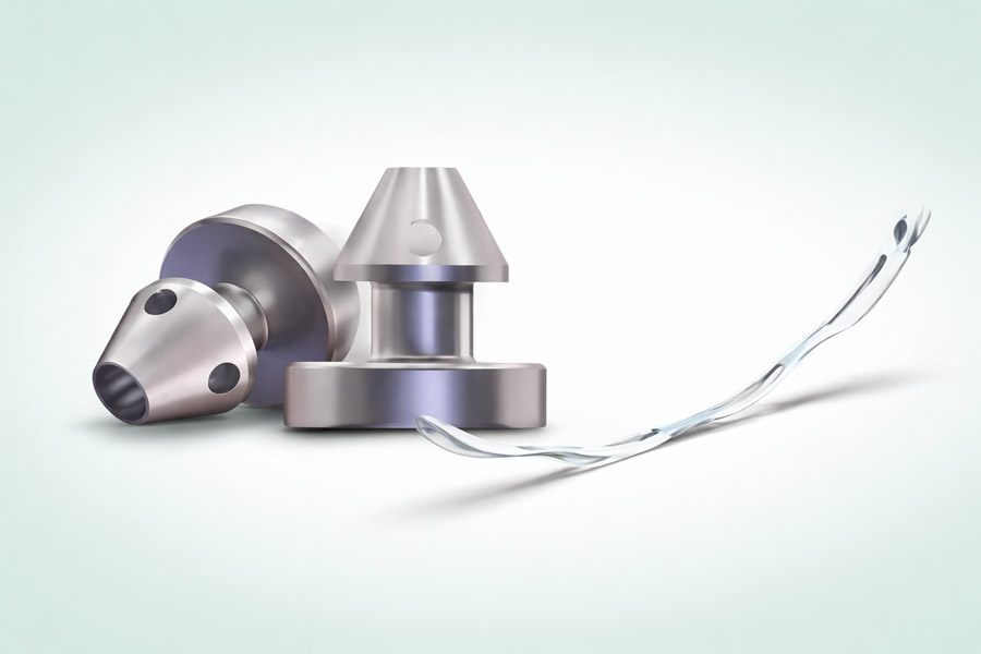 Hydrus and iStent microstents used in the Minimally Invasive Glaucoma Surgery (MIGS) offered at Southwestern Eye Center.
