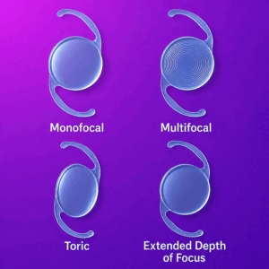 Advanced lens technology for astigmatism treatment with cataracts at Southwestern Eye Center.
