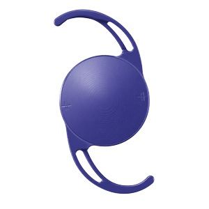Southwestern Eye Center's purple Toric lens.